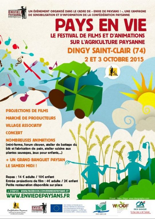 Festival « Pays en vie », Dingy Saint-Clair