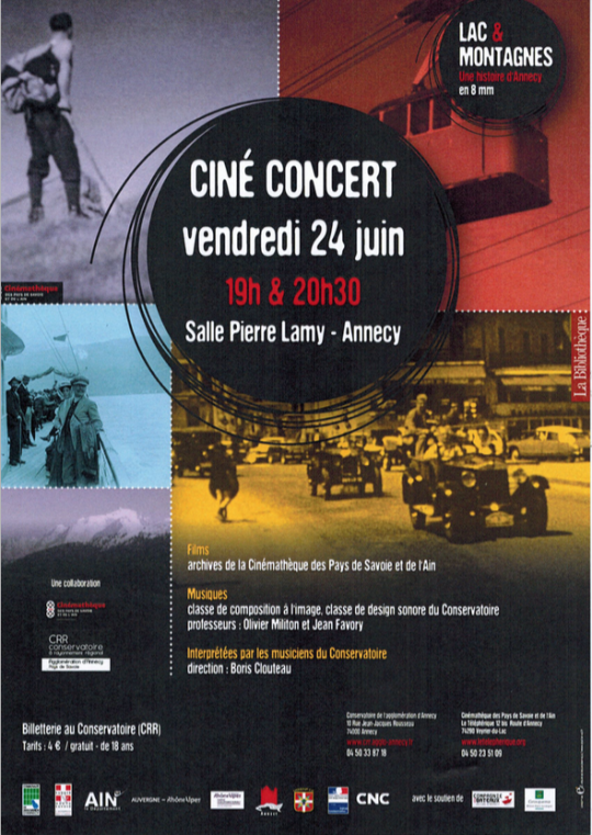 L'histoire d'Annecy en 8mm, Ciné Concert en 8 tableaux