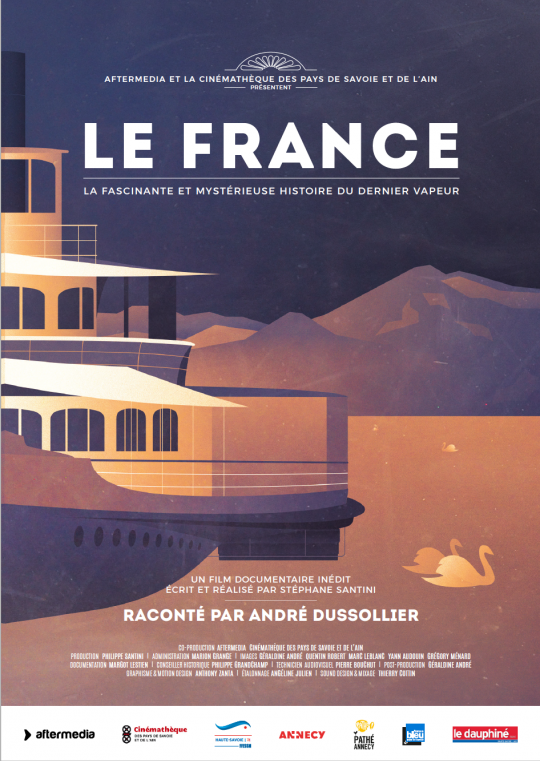 « Le France, la fascinante et mystérieuse histoire du dernier vapeur », raconté par André Dussollier